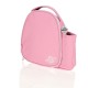 Premto Pastel Insulated Lunch Bag with Bottle Compartment - Pink Sherbet