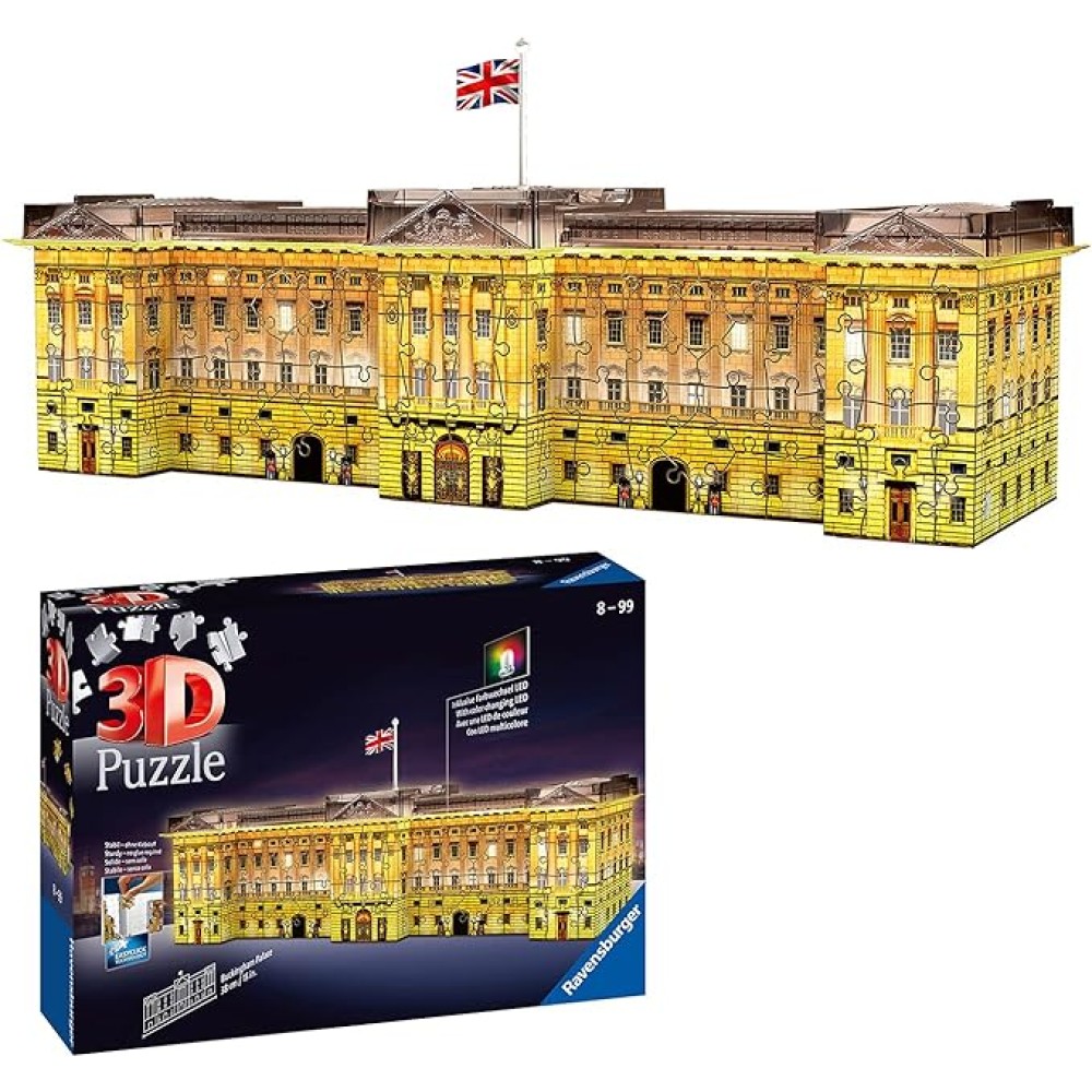 Ravensburger Buckingham Palace Light Up 3D Puzzle 216pc 
