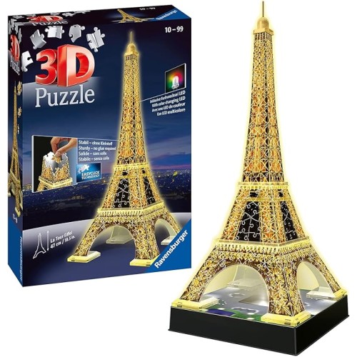 Ravensburger Eiffel Tower Light Up 3D Puzzle  216pc 