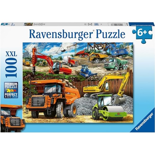 Ravensburger Construction Vehicles 100pc XXL