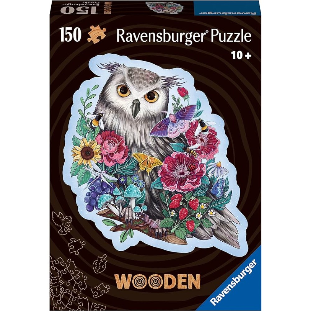 Ravensburger Shaped Owl Wooden 150pc