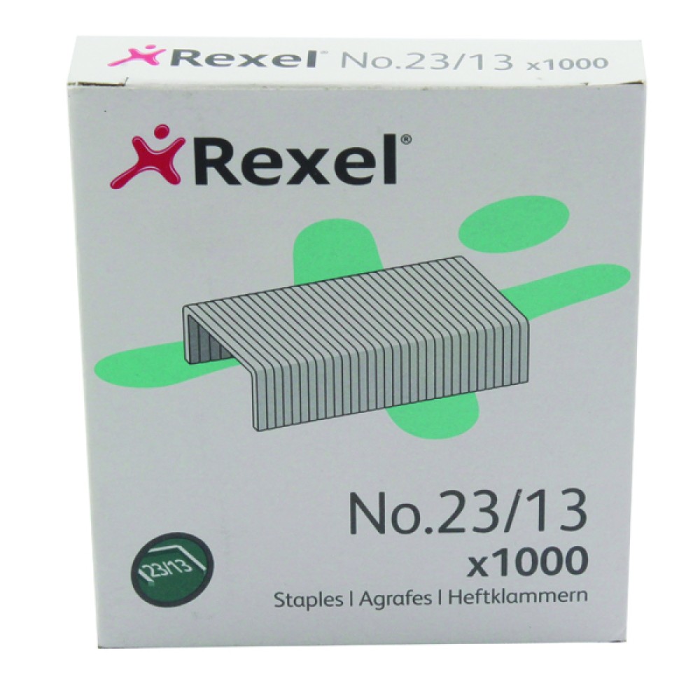 Rexel No. 23 13mm Staples (1000 Pack) 2101053