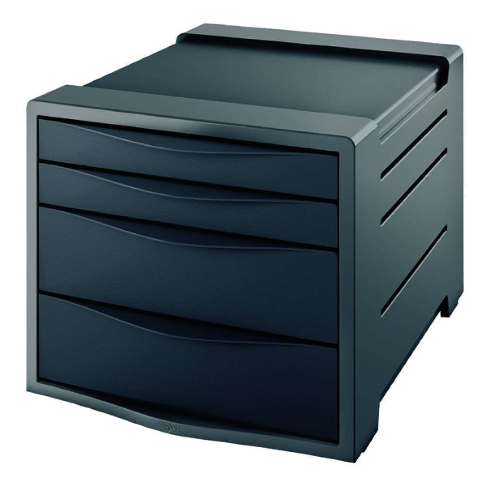 Rexel Choices Drawer Cabinet Black 2115610