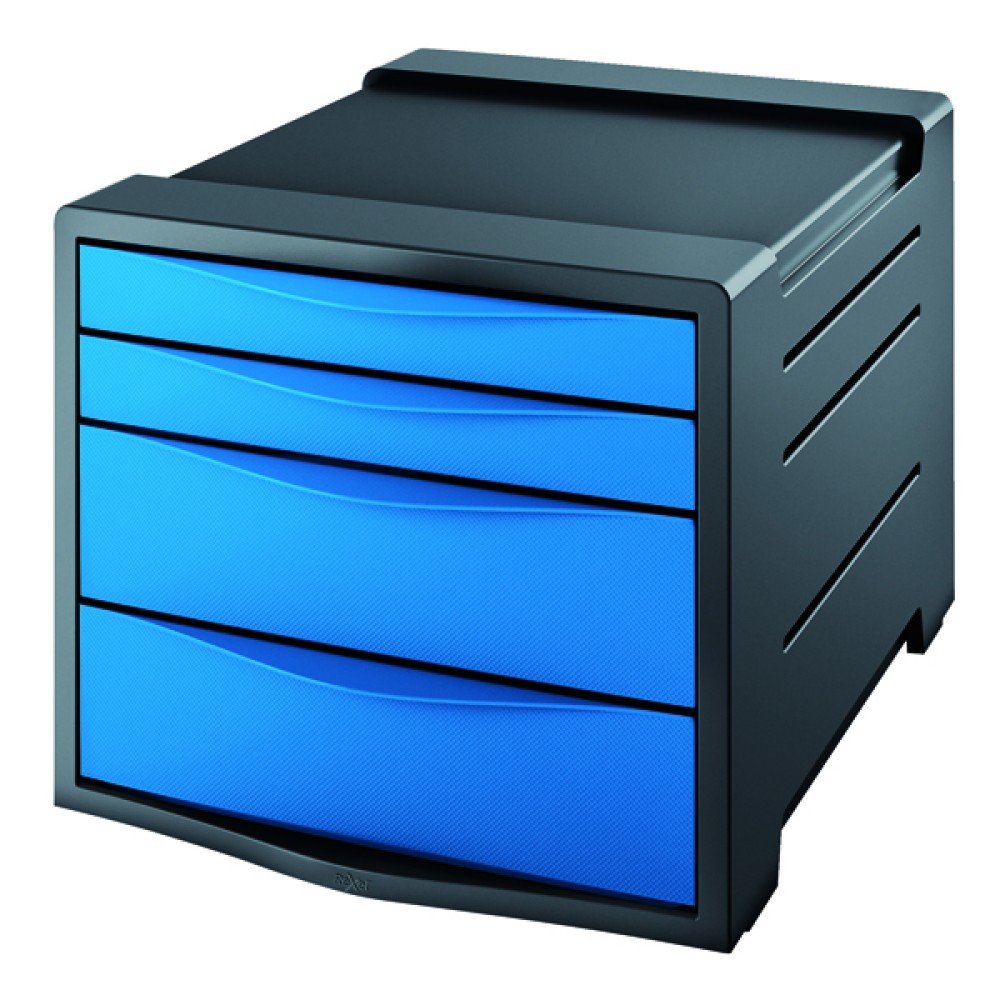 Rexel Choices Drawer Cabinet Blue 2115612