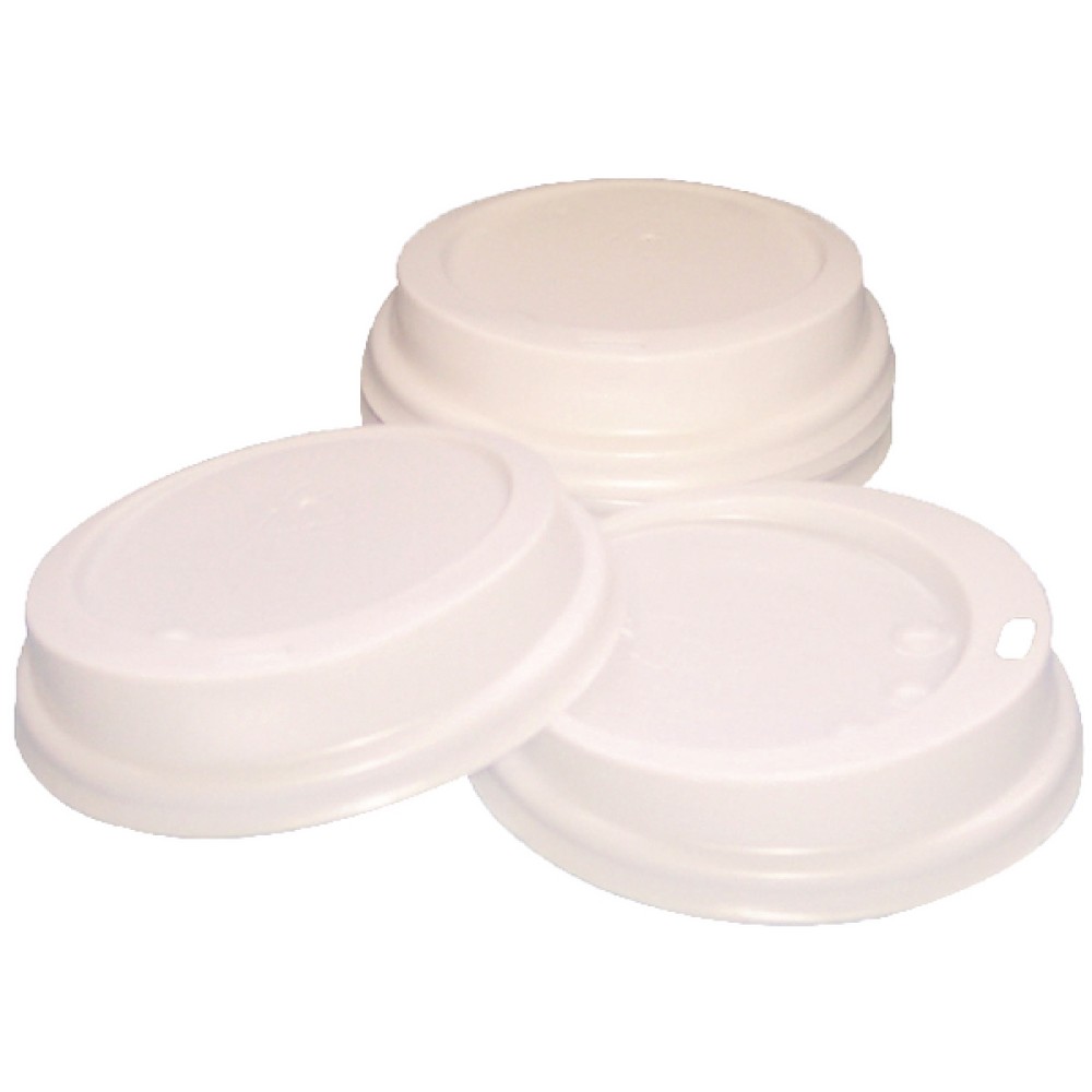 Caterpack 35cl Paper Cup Sip Lids White (100 Pack) MXPWL90