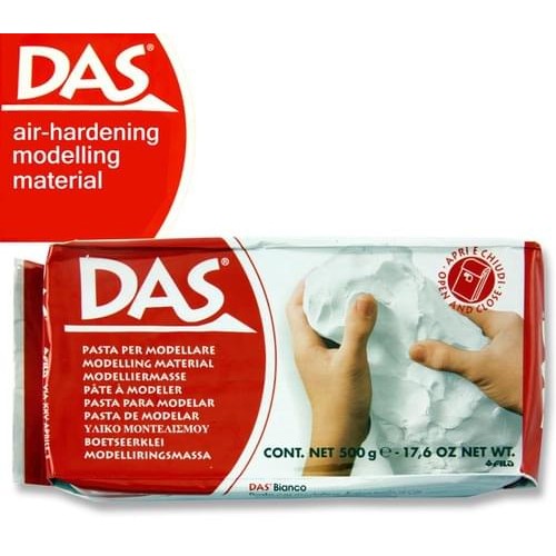 DAS 1/2kg WHITE AIR HARDENING MODELLING CLAY