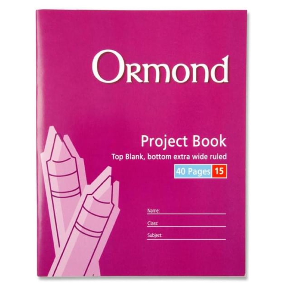 Ormond 40pg No.15 Project Book