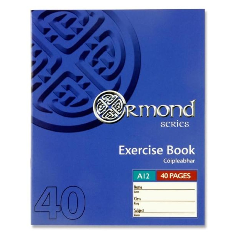 ORMOND 40pg A12 COPY BOOK