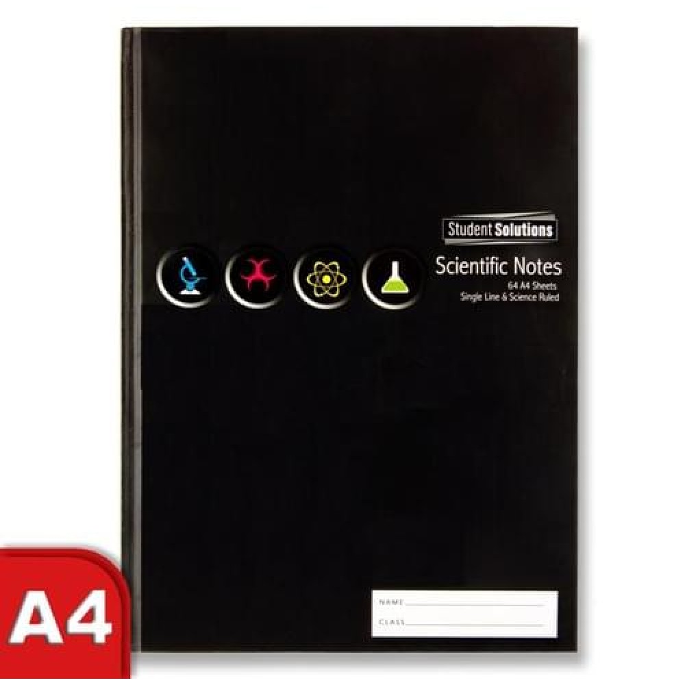 Student Solutions A4 Hardcover 128pg Science Book