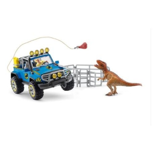Schleich Off-Road Vehicle With Dino Outpost 41464