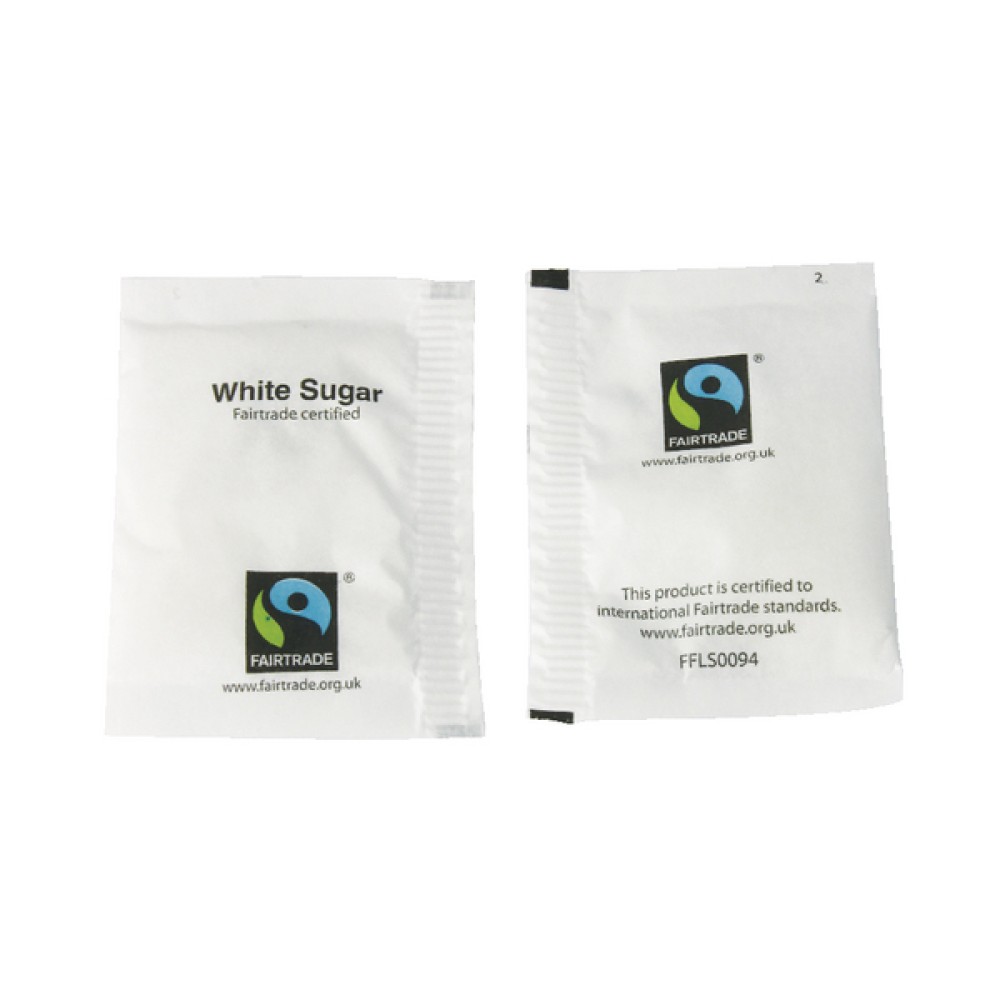 Fairtrade White Sugar Sachets (1000 Pack) A02620