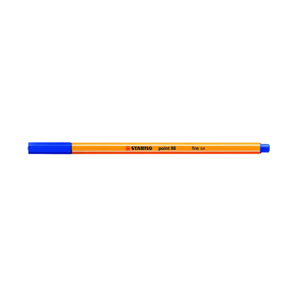 Stabilo Point 88 Fineliner Pen Blue (10 Pack) 88/41
