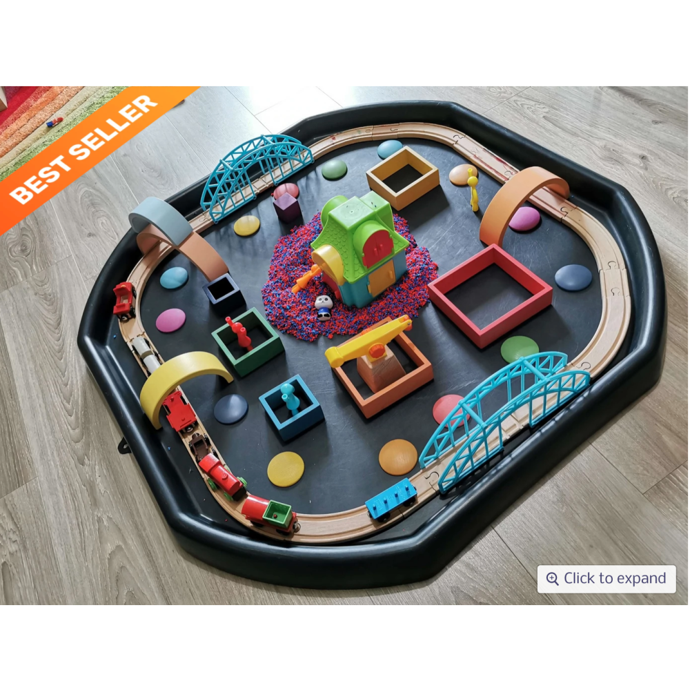 Active World Tuff Tray Black Large