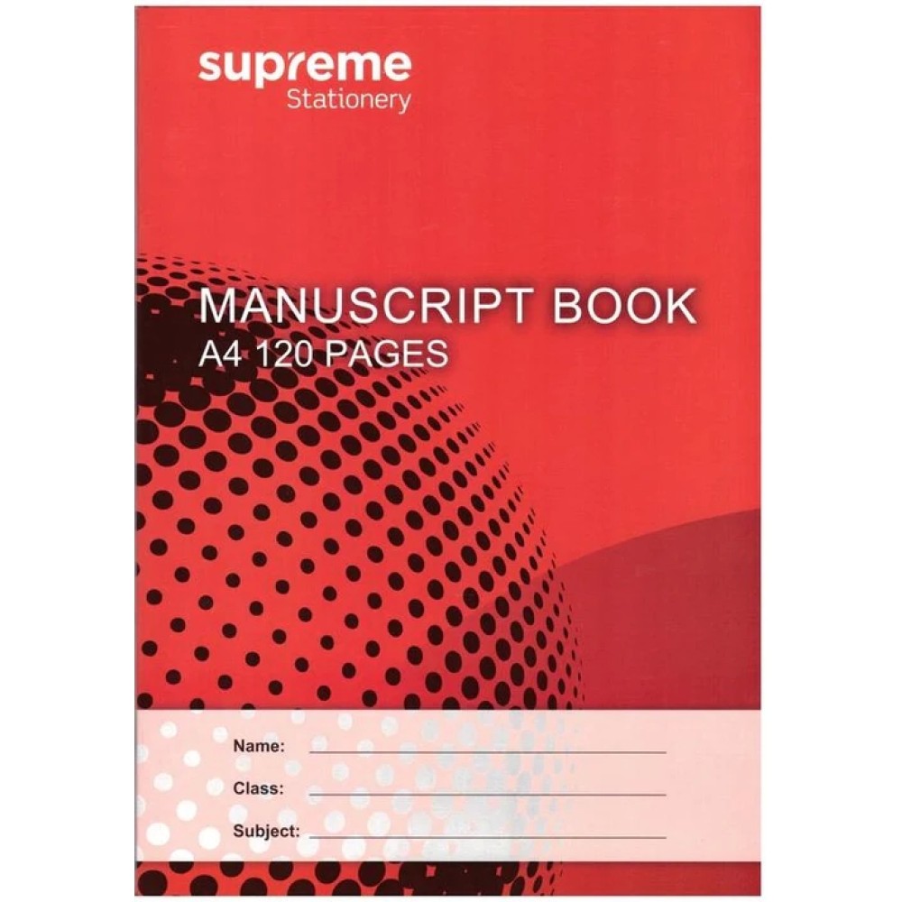 Single - 120 Page Manuscript Book