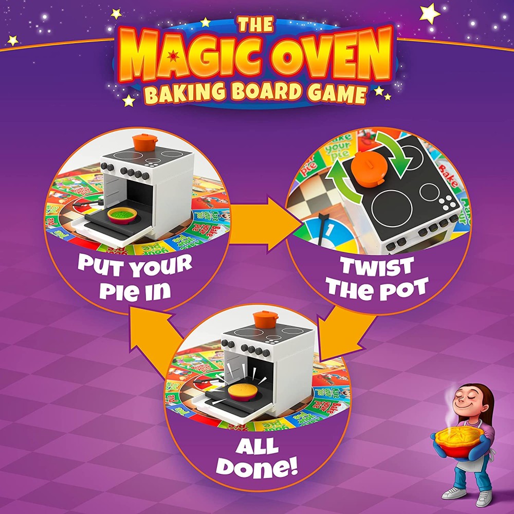 Magic Oven Baking Board Game, Kids Board Games, Family and Preschool Kids Game, for Children, Family Board Games, for Boys and Girls 5 years +