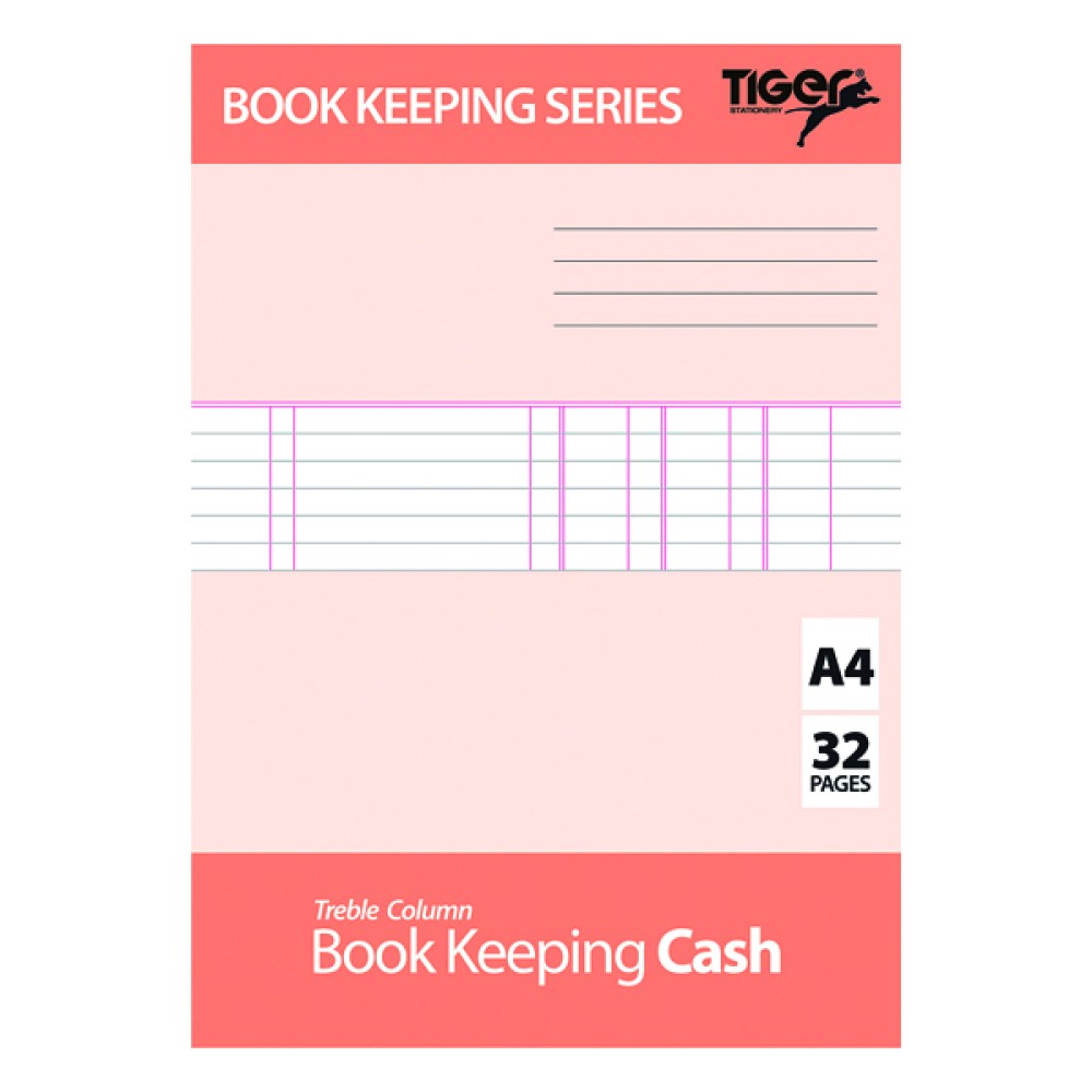 Book Keeping Cash Book A4 (6 Pack) 302299