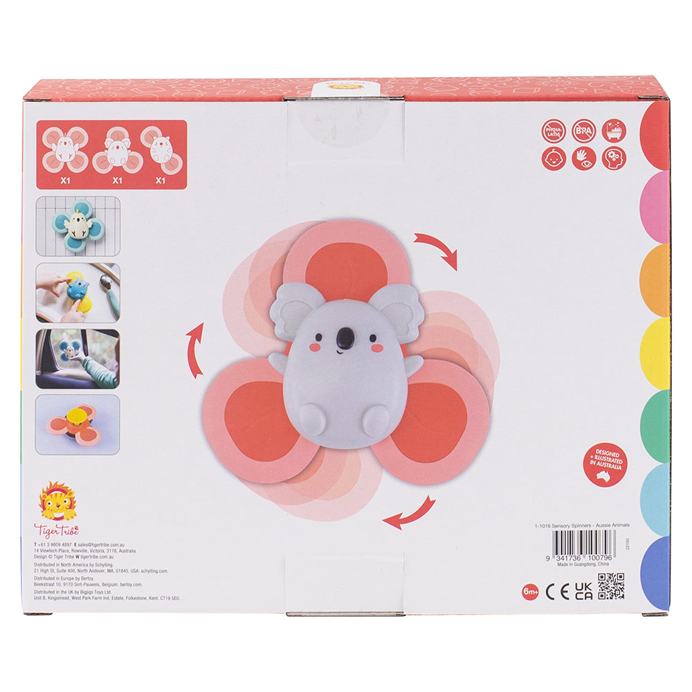 Bigjigs Sensory Spinners Aussie Animals - Stakelum Store