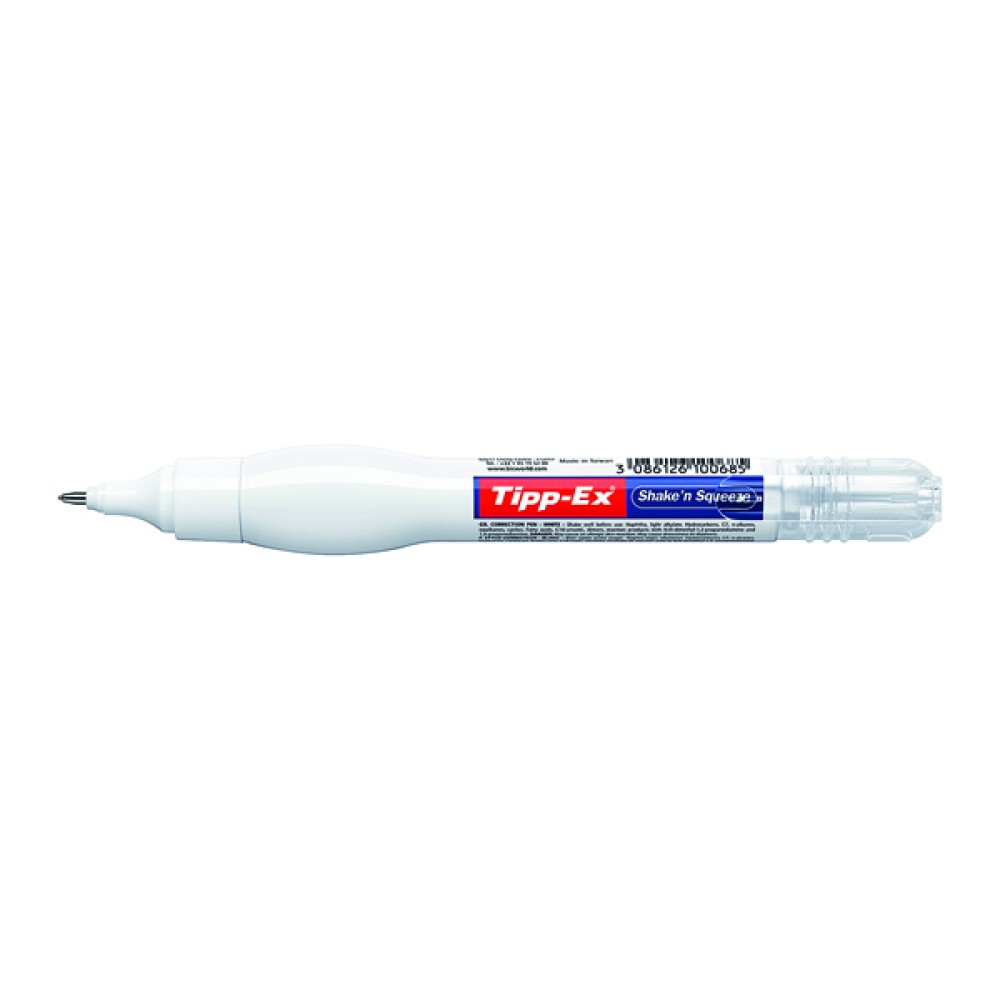 Tipp-Ex Shake\'n Squeeze Correction Pen 8ml (10 Pack) 802422