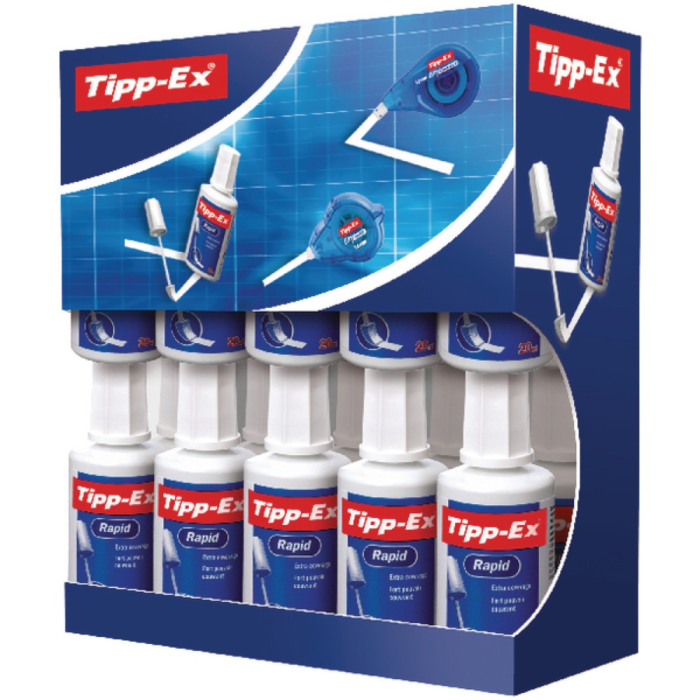 Tipp-Ex Rapid Correction Fluid (20 Pack) 895950