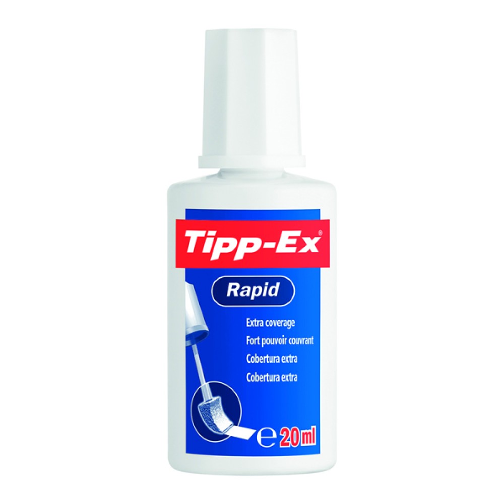 Tipp-Ex Rapid Correction Fluid 20ml (10 Pack) 885992
