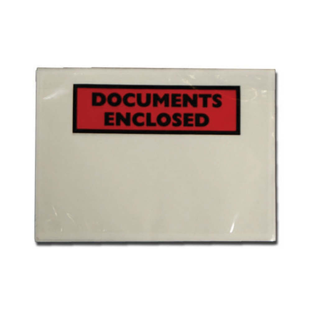 GoSecure Document Envelopes Documents Enclosed Self Adhesive A6 (100 Pack) 9743DEE02