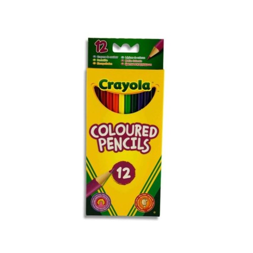 CRAYOLA PKT.12 COLOURED PENCILS