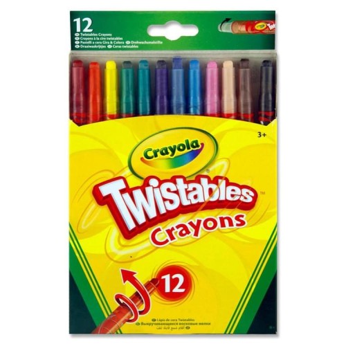 Crayola pkt.12 Twistable Crayons.