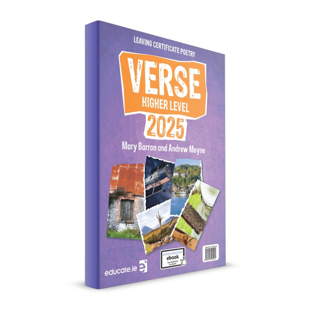 Verse 2025 - Leaving Cert Poetry - Higher Level Textbook & Poetry Skills Portfolio Book Set