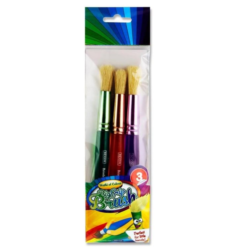 Big Kid\'s Choice 3 Piece Brush Set - Round Toddler