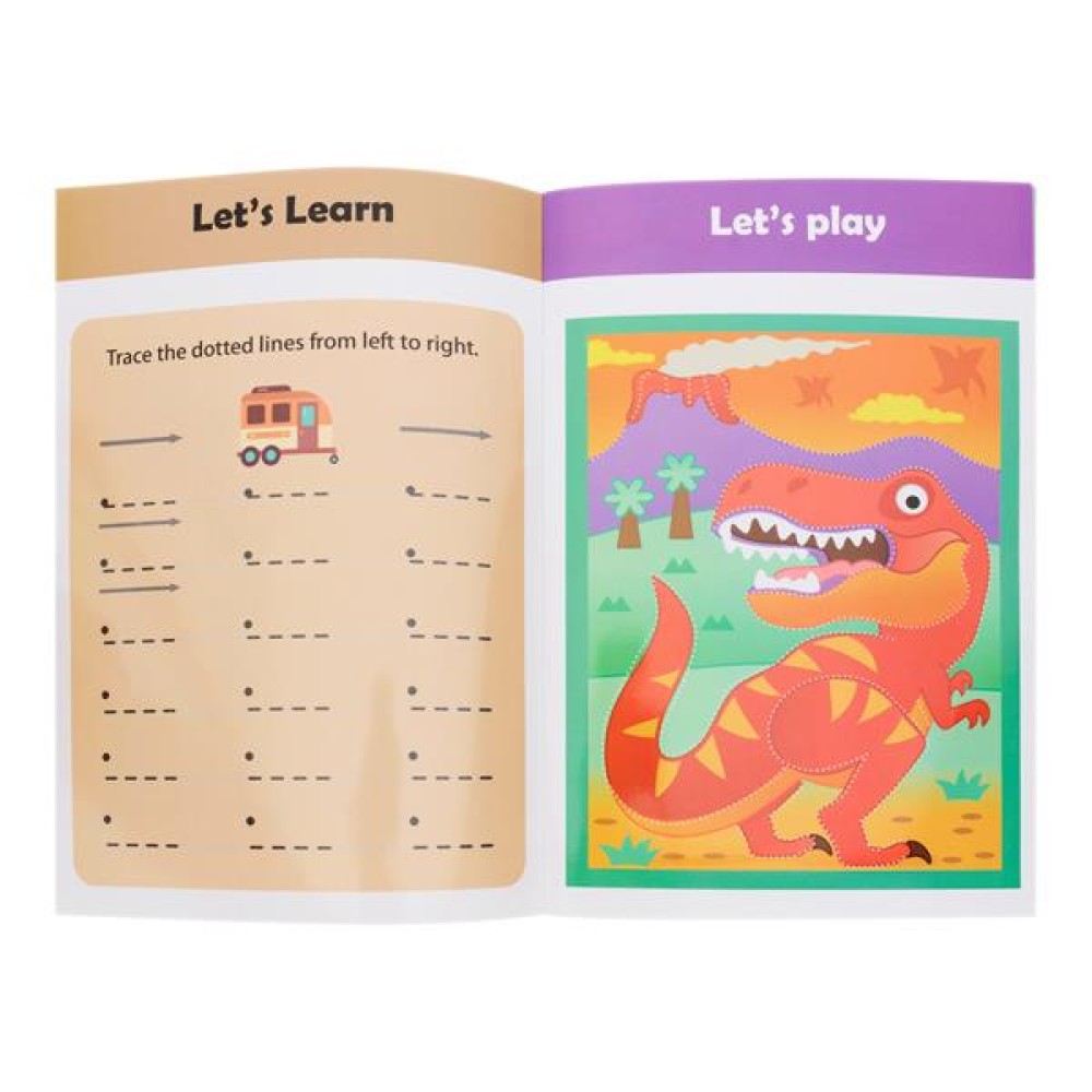 Ormond A4 14pg Wipe Clean Activity Book - Pen Control