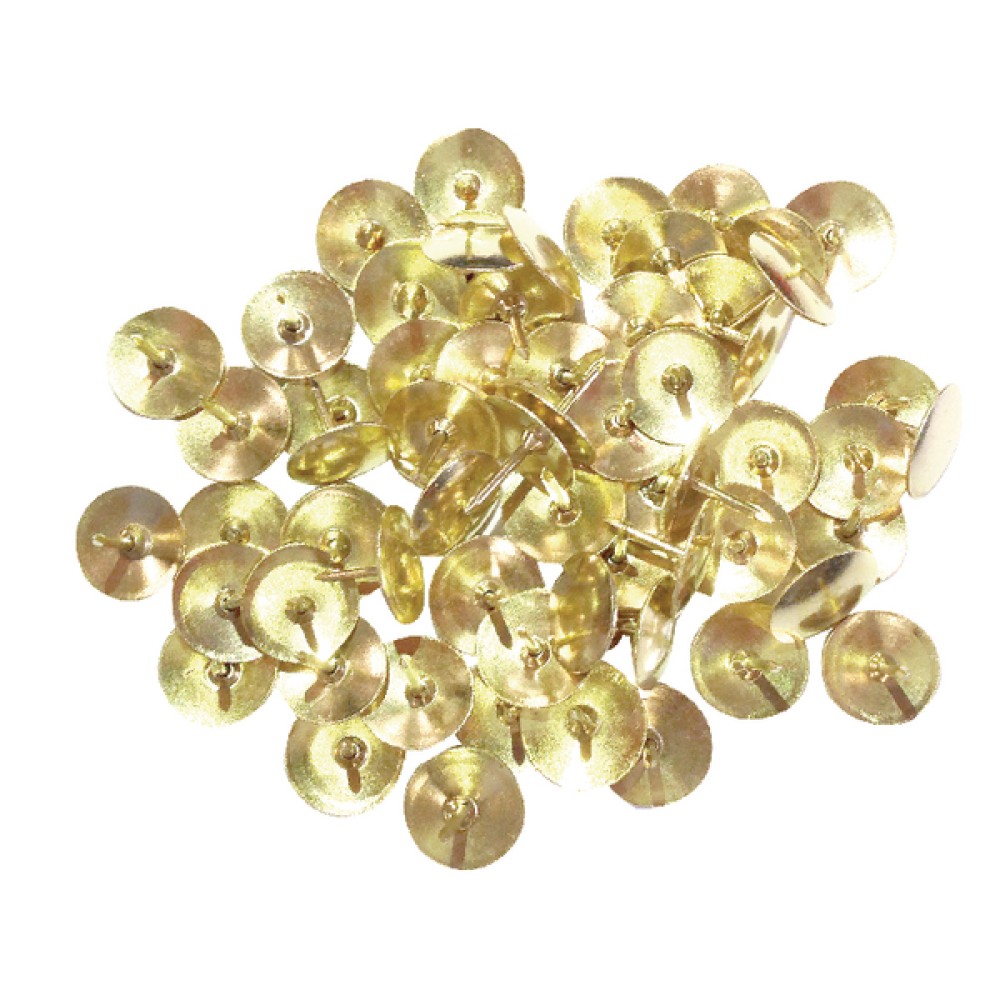 Brass Drawing Pins 9.5mm (1000 Pack) 34231