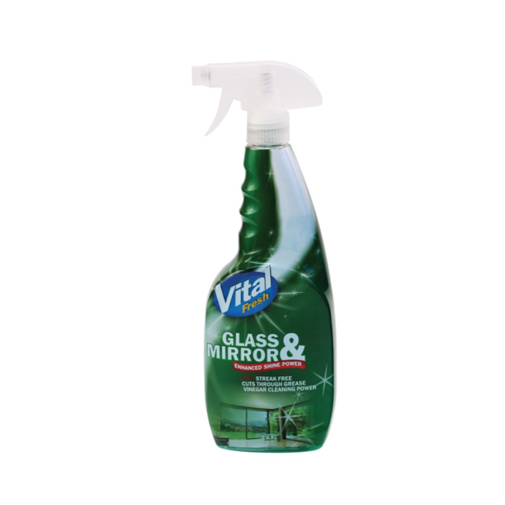 Vital Glass and Mirror Cleaner 750ml (12 Pack) WX00198