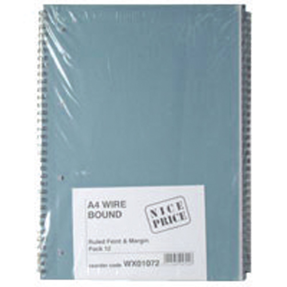 A4 Spiral Pad (12 Pack) WX01072