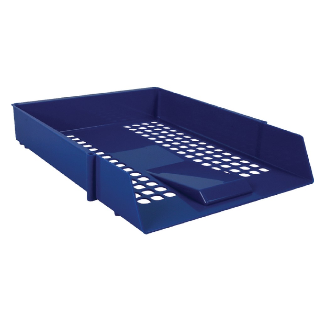 Blue Plastic Letter Tray (12 Pack) WX10052