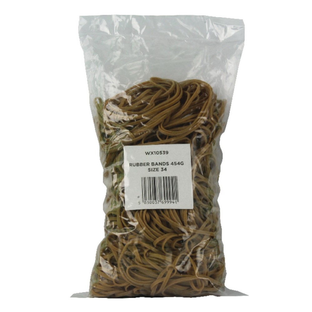 Size 34 Rubber Bands (454g Pack) 3105063