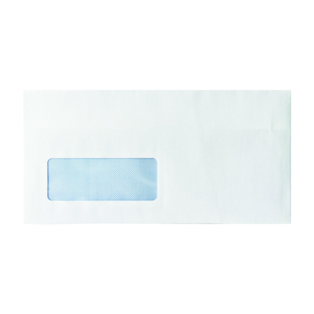 DL Window Envelope 80gsm Self Seal White (1000 Pack) WX3455