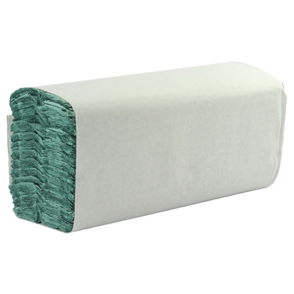 1-Ply Green C-Fold Hand Towels (2856 Pack) WX43094