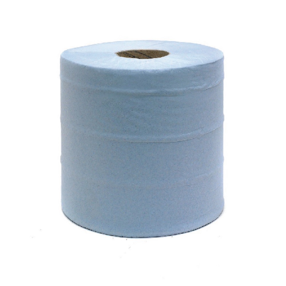 Blue Centrefeed Roll 2-Ply 150m (6 Pack) KMAT6238