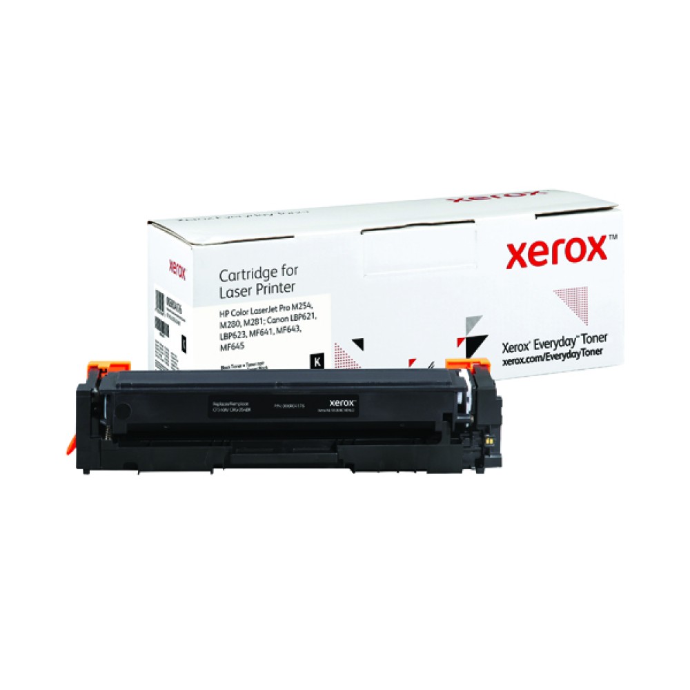 Xerox Everyday Replacement For CF540A/CRG-054BK Laser Toner Black 006R04176