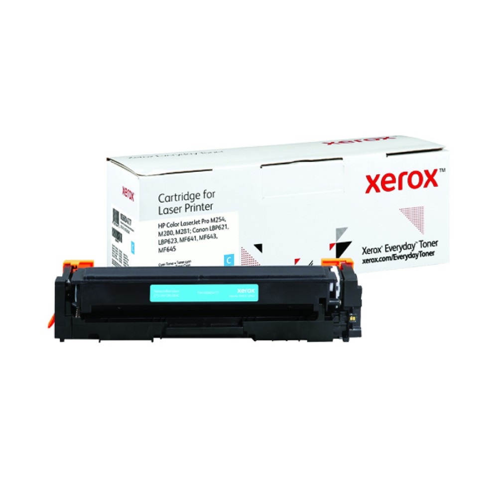 Xerox Everyday Replacement For CF541A/CRG-054C Laser Toner Cyan 006R04177