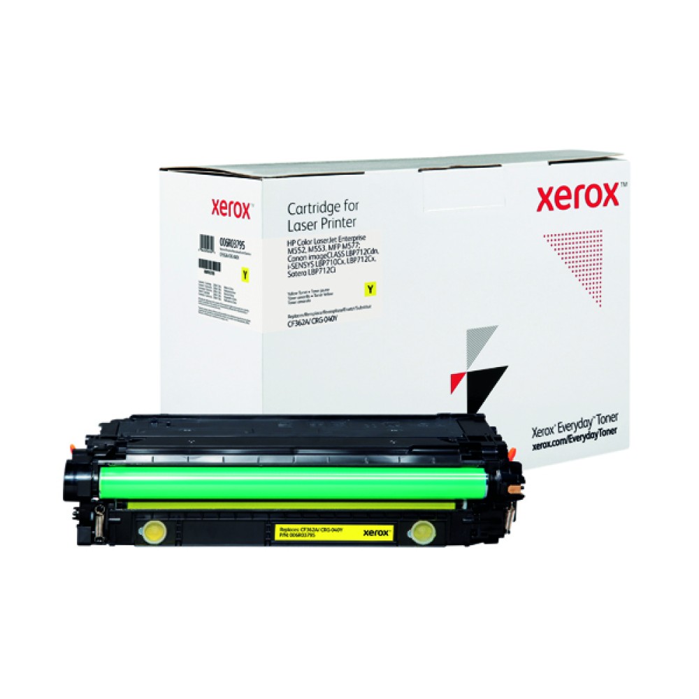 Xerox Everyday Replacement For CF362A/CRG-040Y Laser Toner Yellow 006R03795