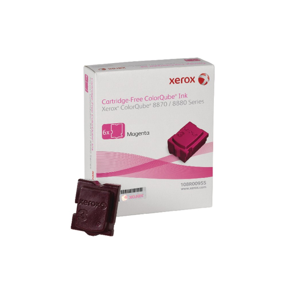 Xerox ColorQube 8870 Magenta Ink Stick (6 Pack) 108R00955