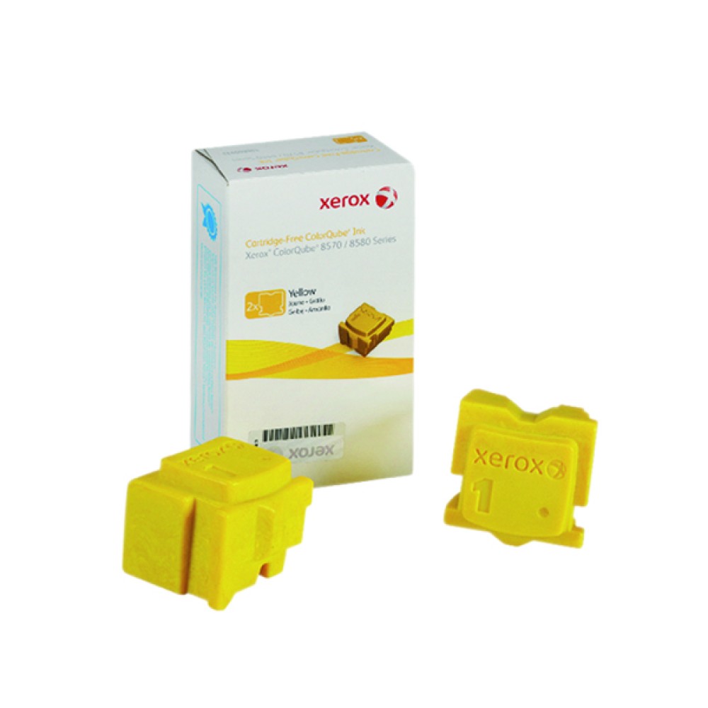 Xerox ColorQube 8570 Yellow Ink Stick 4.4K (2 Pack) 108R00933