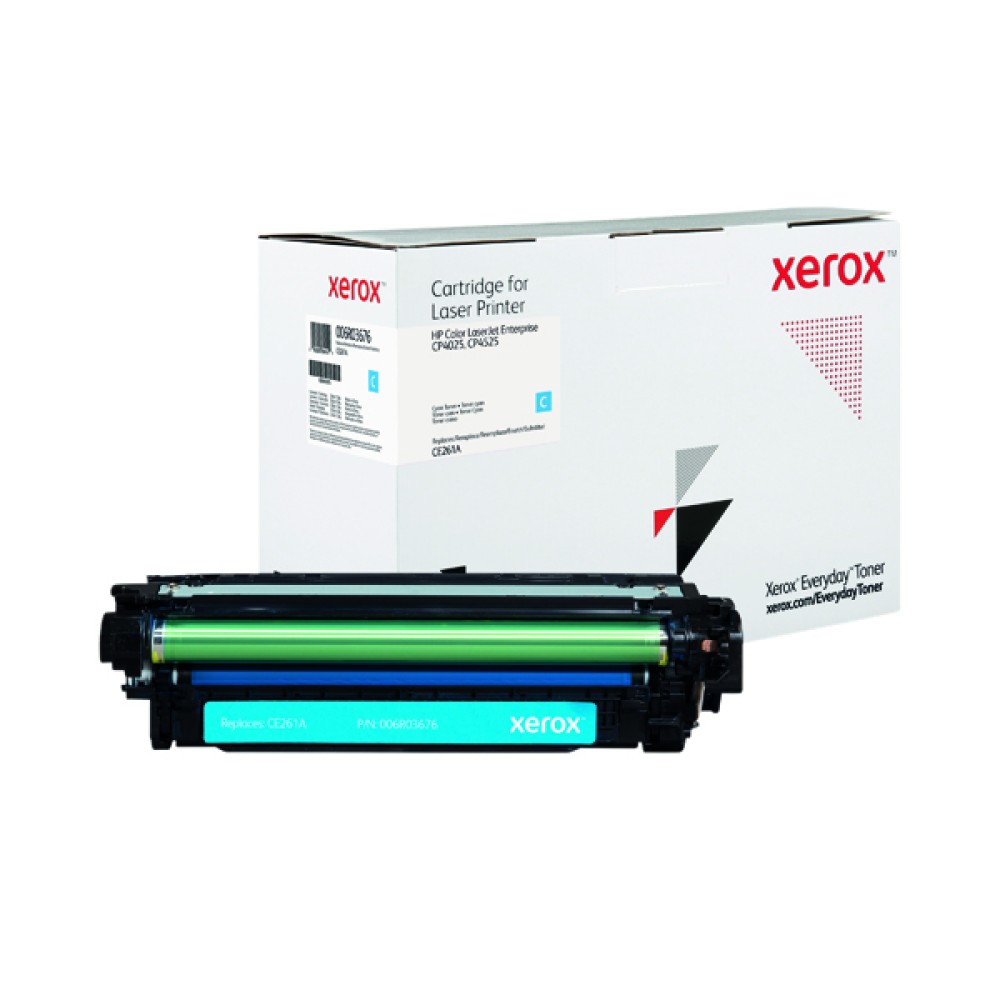 Xerox Everyday Replacement For CE261A Laser Toner Cyan 006R03676