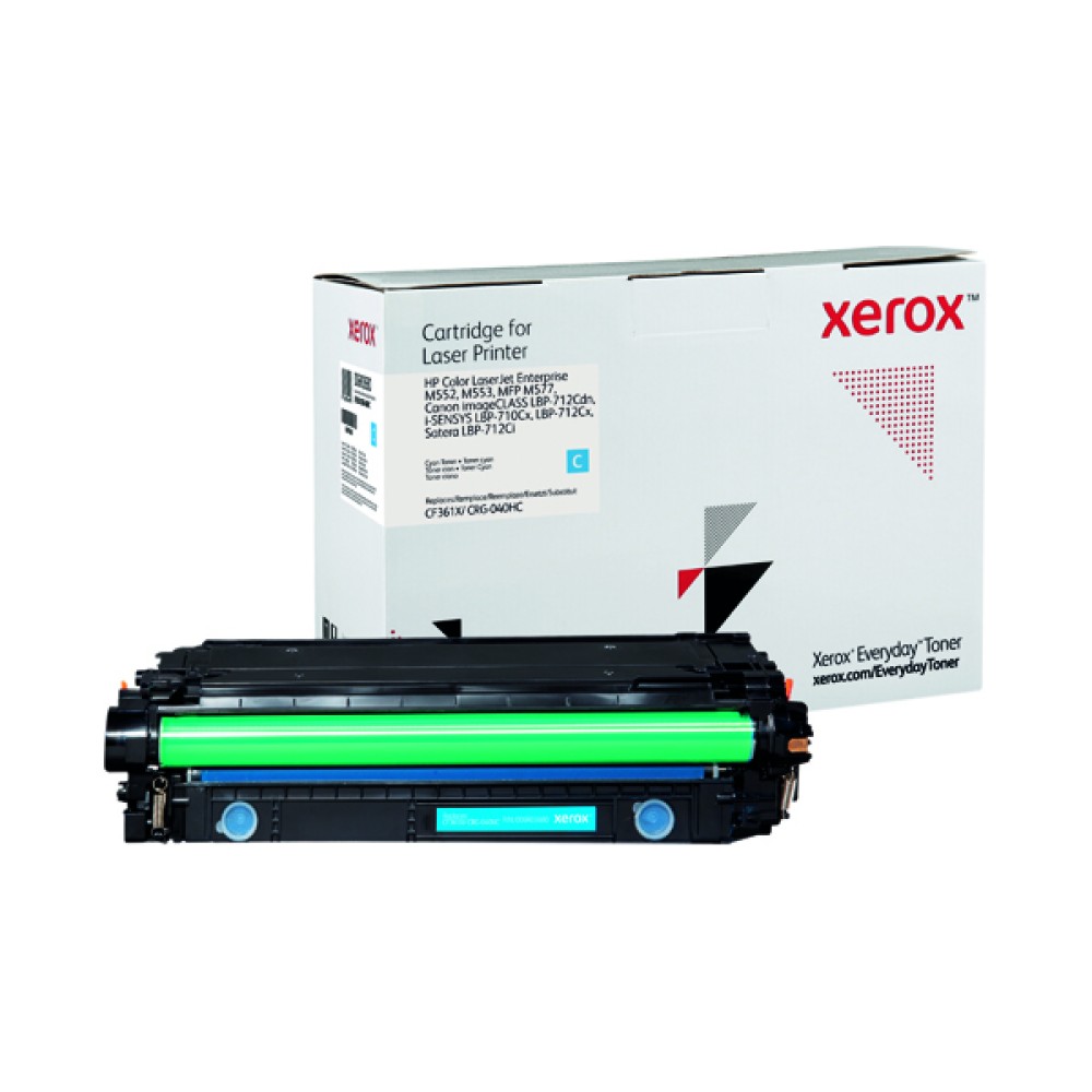 Xerox Everyday Replacement For CF361X/CRG-040HC Laser Toner Cyan 006R03680