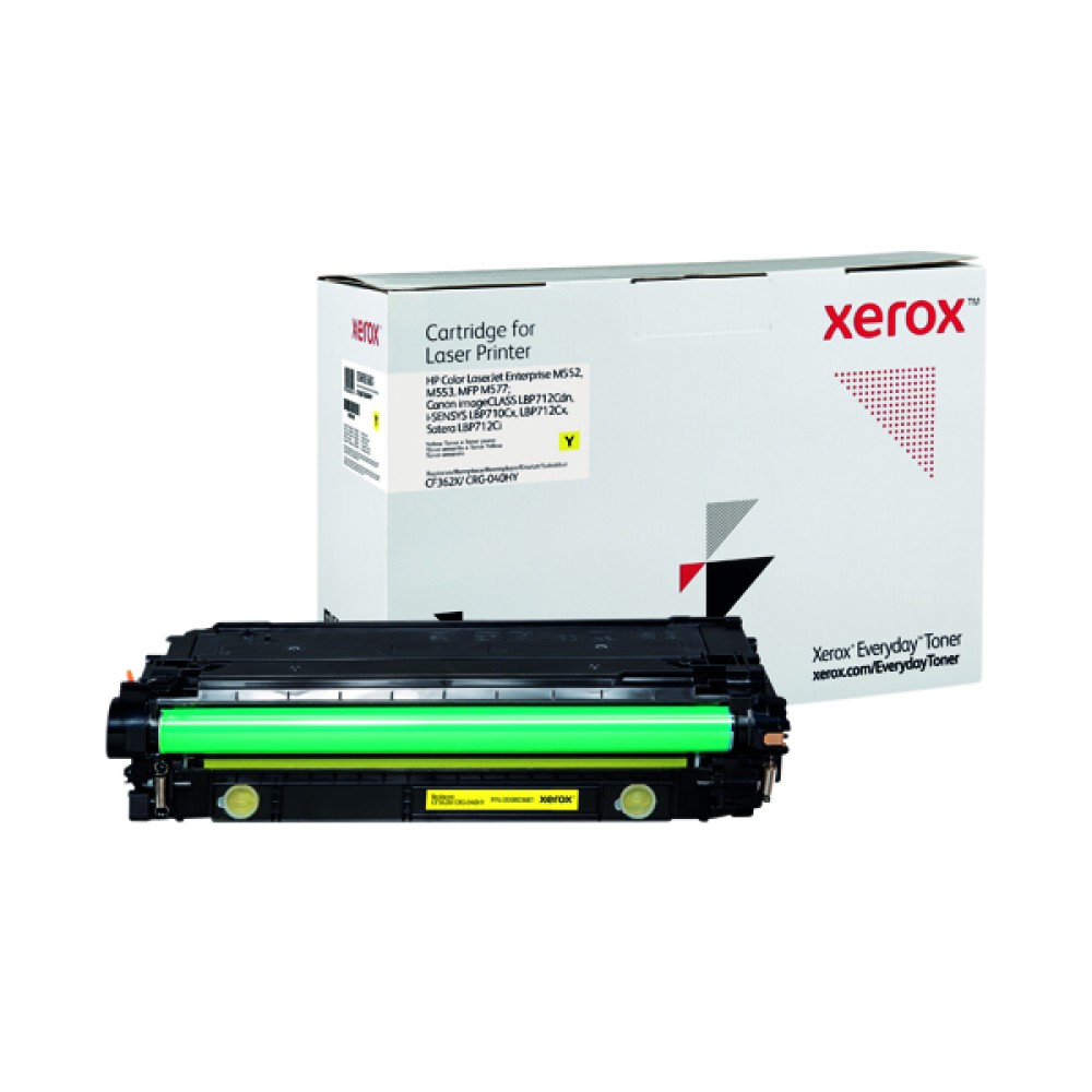 Xerox Everyday Replacement For CF362X/CRG-040HY Laser Toner Yellow 006R03681