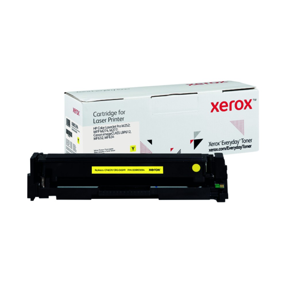 Xerox Everyday Replacement For CF402X/CRG-045HY Laser Toner Yellow 006R03694