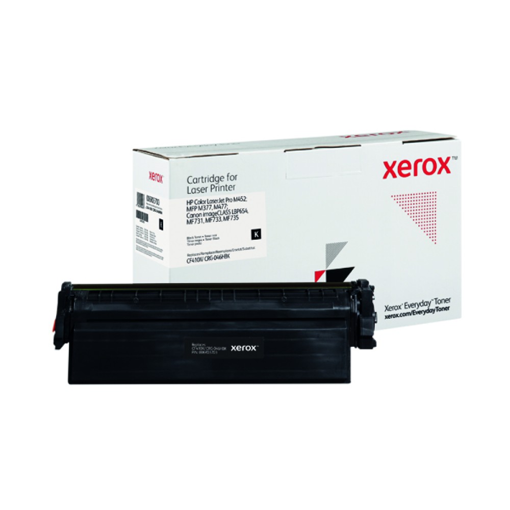 Xerox Everyday Replacement For CF410X/CRG-046HBK Laser Toner Black 006R03700