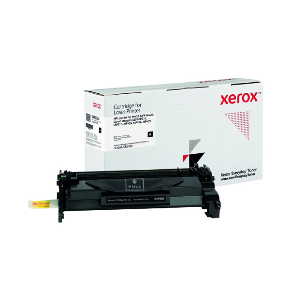 Xerox Everyday Replacement For CF226A/CRG-052 Laser Toner Black 006R03638