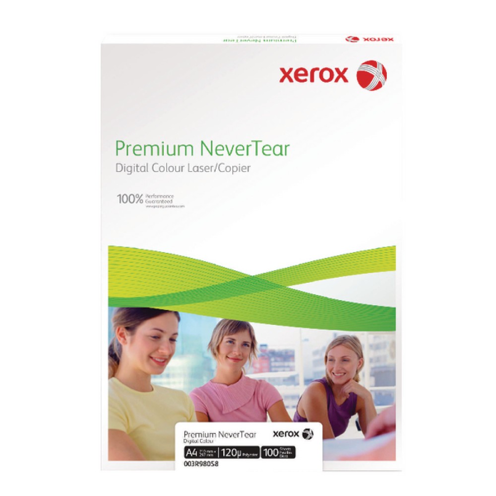 Xerox Copier A4 Premium Nevertear 95 Micron White (100 Pack) 003R98056